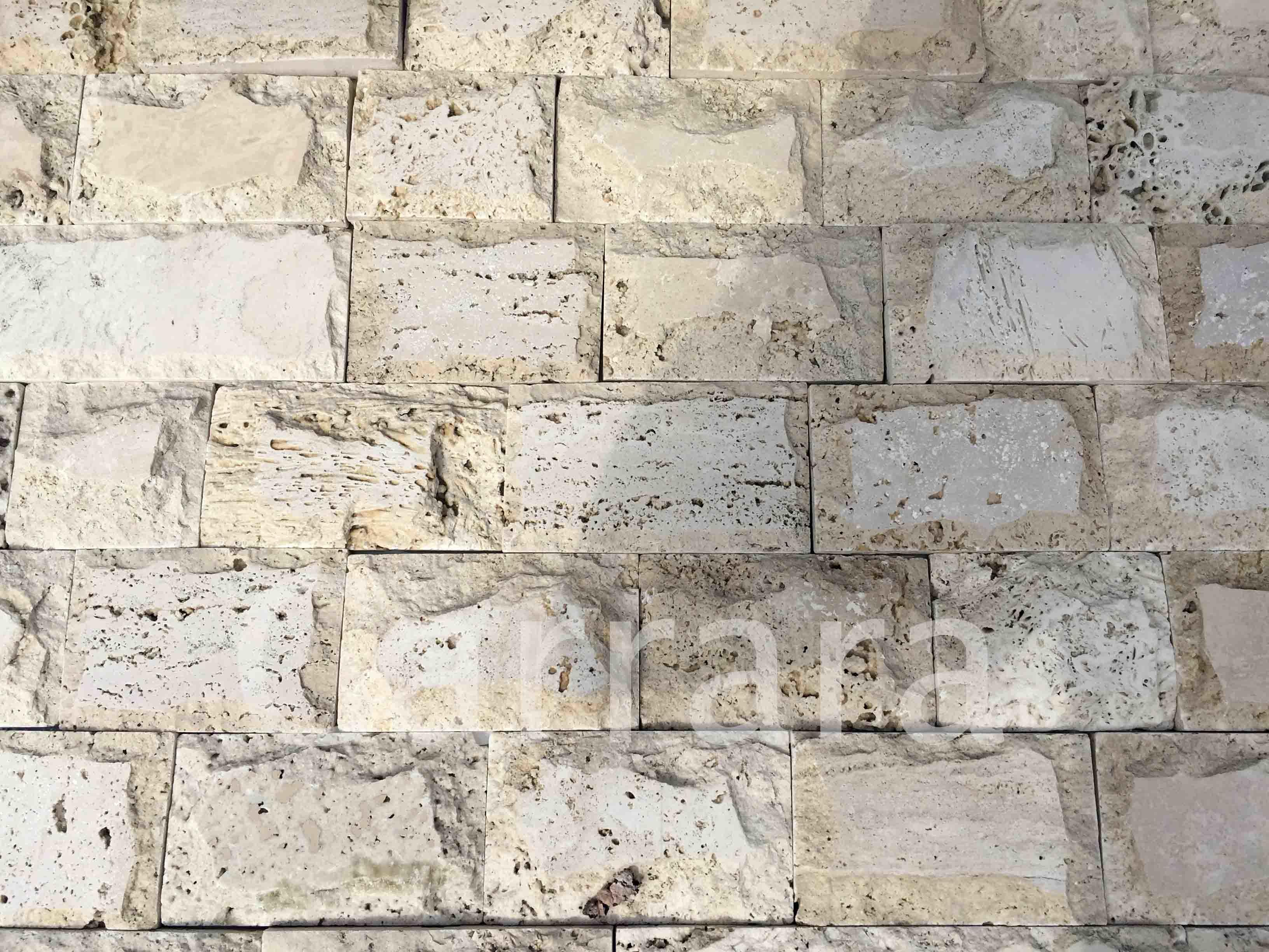 Травертин Beige Рустованный