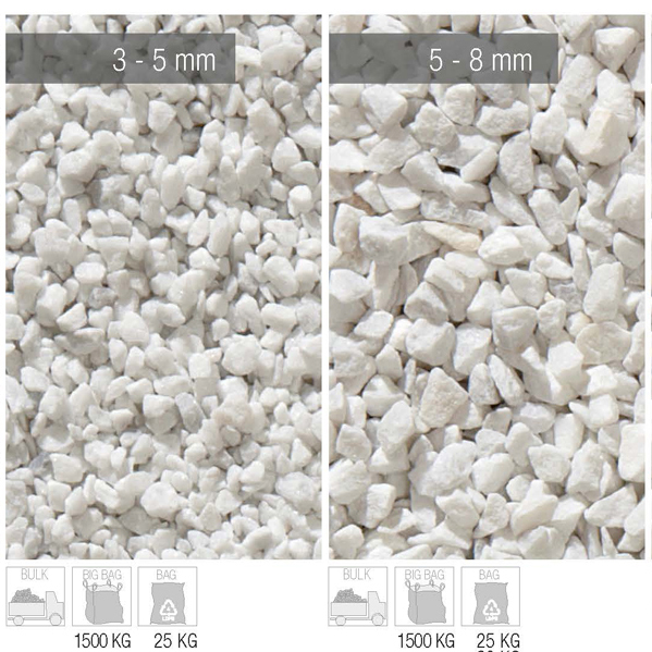 Крошка белая Bianco Carrara