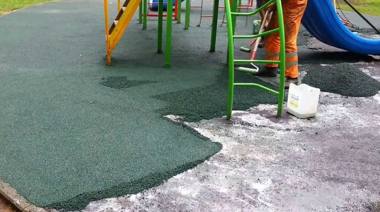 бесшовное покрытие из резиновой крошки,epdm резина
