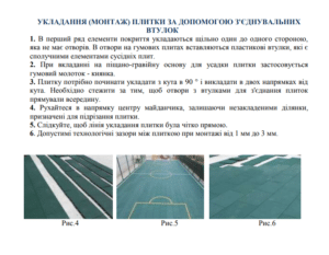 Инструкция по укладки резиновой плитки