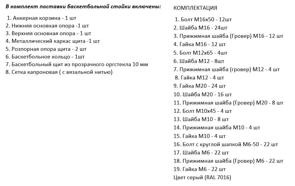 Баскетбольный щит