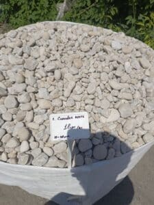 Галька серая красивая Слоновая кость отборная